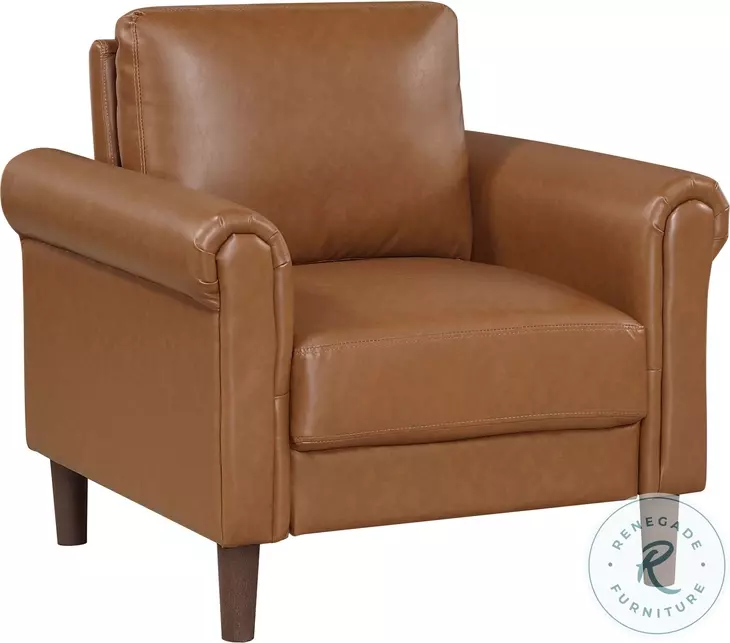 Holliston Brown Living Room Chair