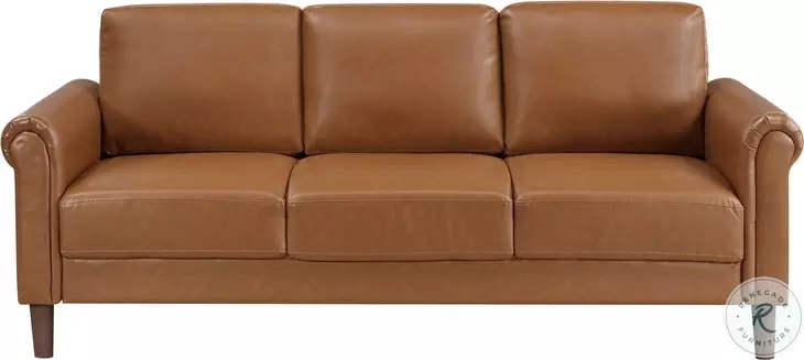 Holliston Brown 79" Sofa