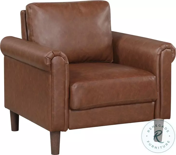 Holliston Chocolate Living Room Chair