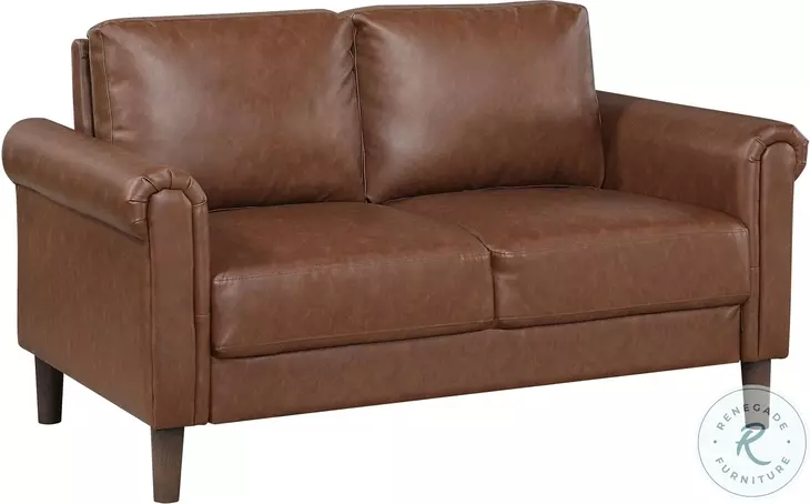 Holliston Chocolate Loveseat