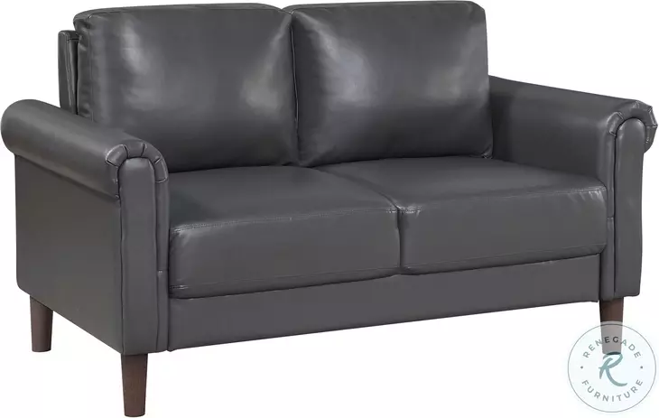 Holliston Dark Gray Loveseat