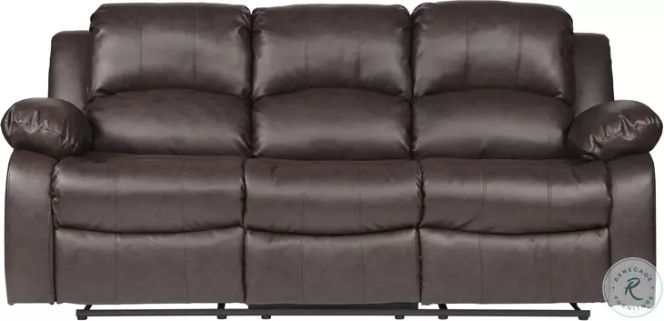 Cranley Brown 83" Double Reclining Sofa