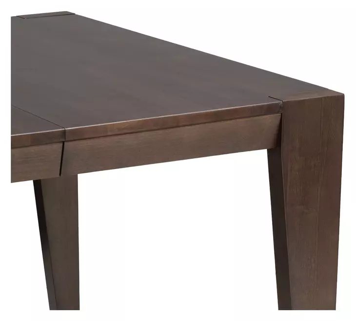 West End Saddle Brown 58" Extendable Rectangular Butterfly Leaf Dining Table