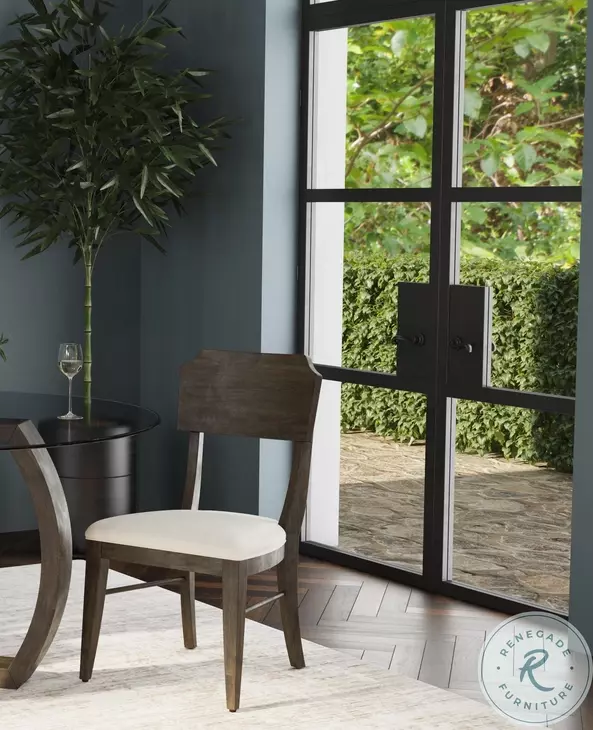 Kellan Platinum Performance Fabric Dining Chair Set of 2