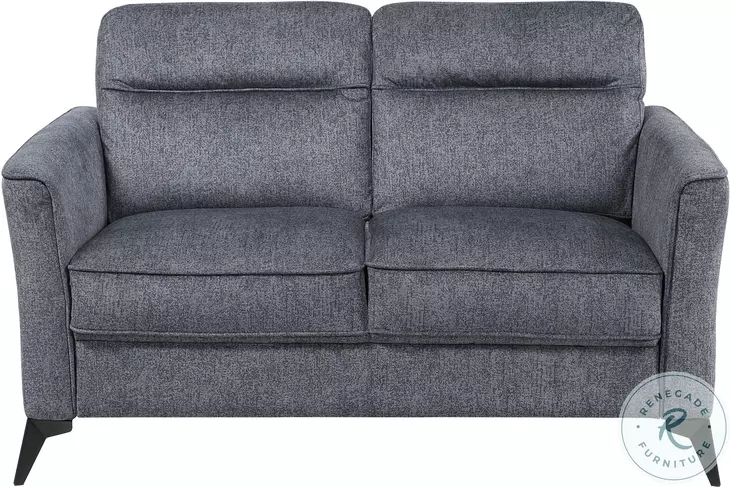 Tellot Dark Gray 57" Loveseat