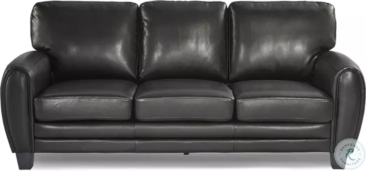 Rubin Black Sofa from Homelegance (9734BK-3) | Coleman Furniture