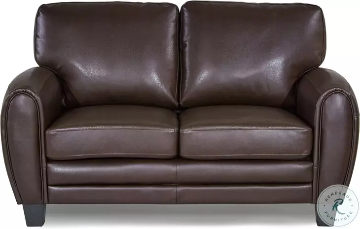 Rubin Dark Brown 62" Loveseat