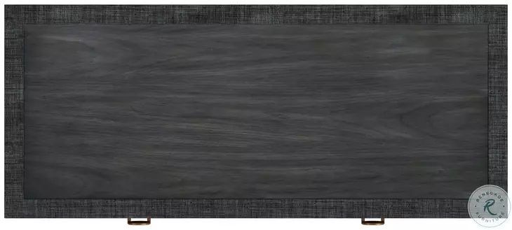 Chatham Charcoal Raffia Desk