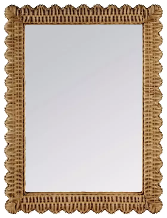 Flora Honey Rectangular Wall Mirror