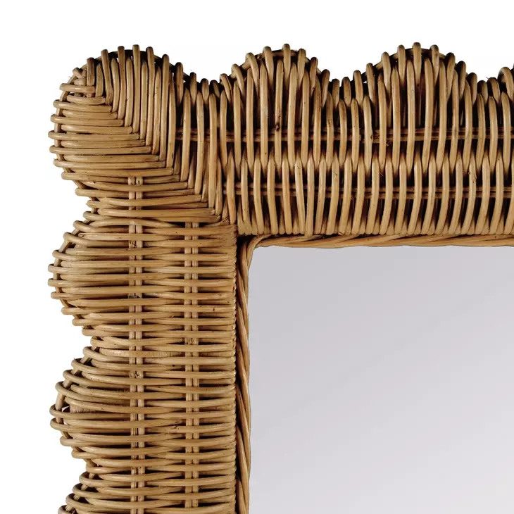 Flora Honey Rectangular Floor Mirror