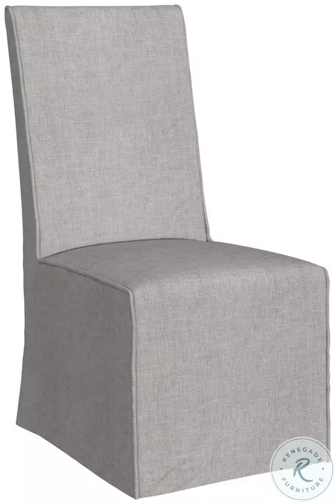 Mackie Hempstead Dove Performance Fabric Dining Chair Set Of 2