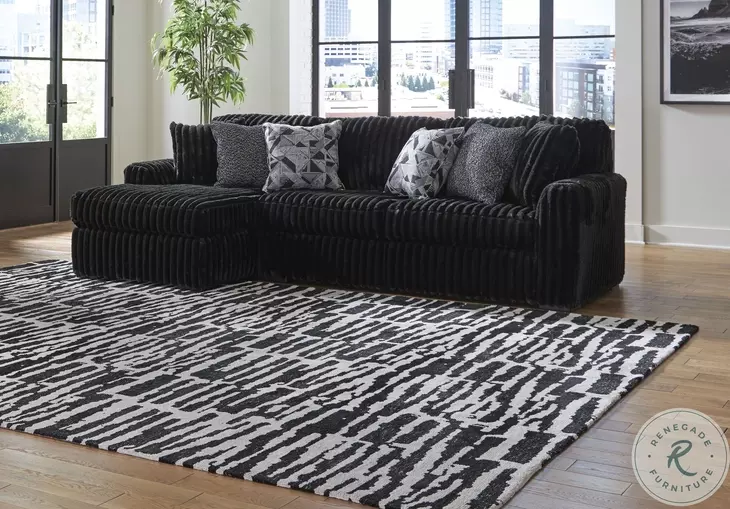 Midnight Madness Onyx Black Modular Sectional