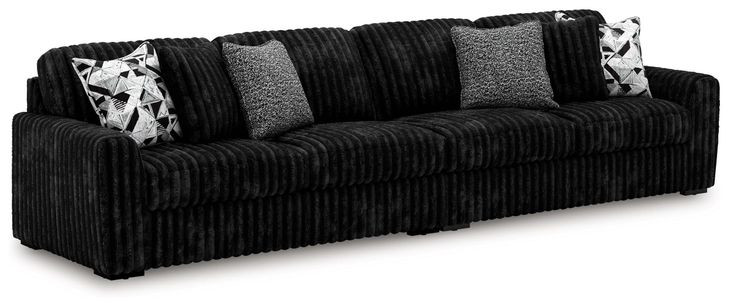 Midnight Madness Onyx Black 2 Piece Sectional