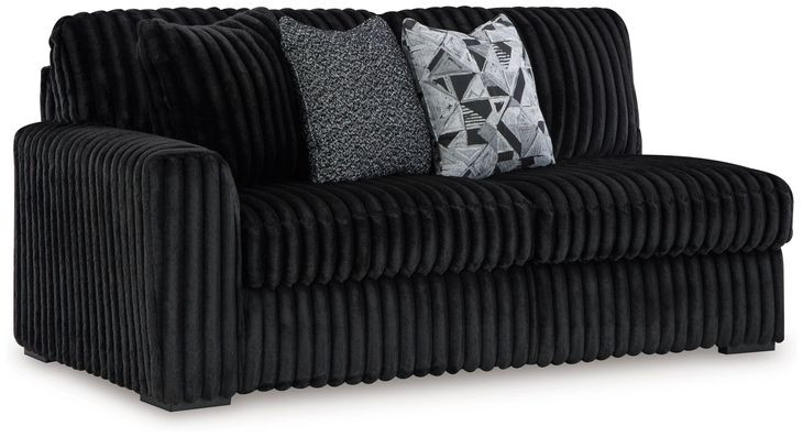 Midnight Madness Onyx Black 2 Piece Sectional