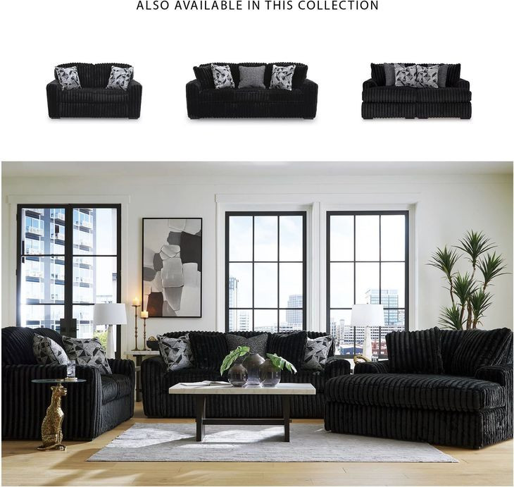 Midnight Madness Onyx Super Chaise From Home Gallery Stores | Home