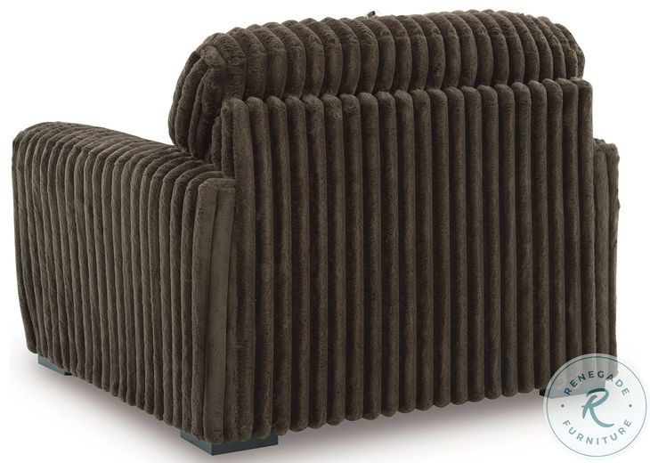 Midnight Madness Chocolate Oversized Chair From Ashley Furniture