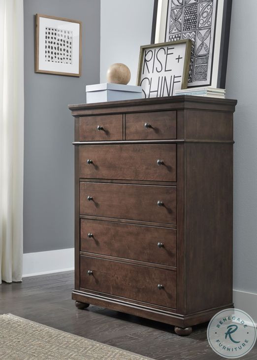 Canterbury Warm Cherry Drawer Chest