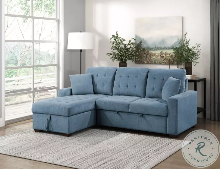 Waitsfield Blue Sectional