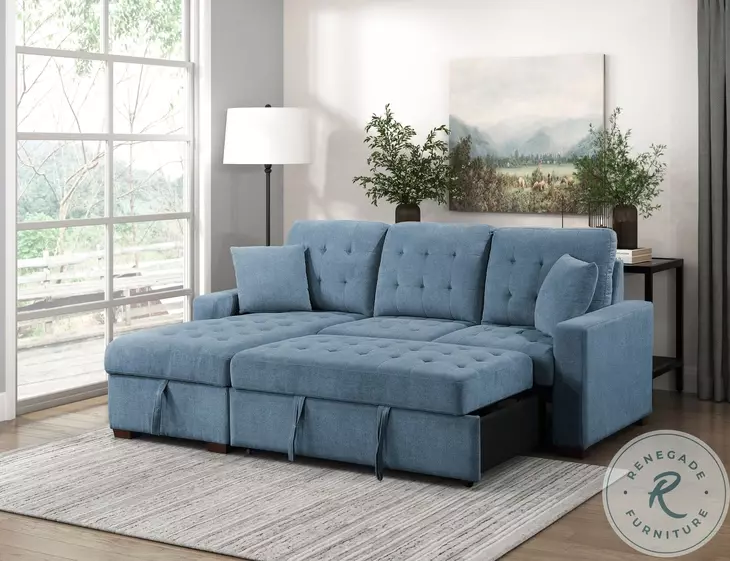 Waitsfield Blue Sectional