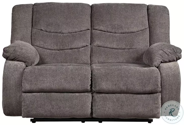 Tulen Gray Reclining Loveseat