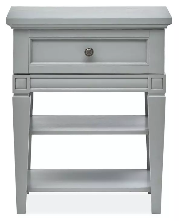 Glenbrook Pebble 1 Drawer Nightstand with USB Charging