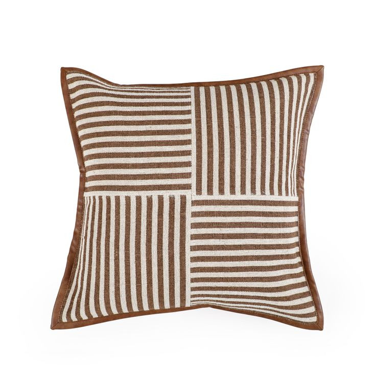 Kora Brown Throw Pillow