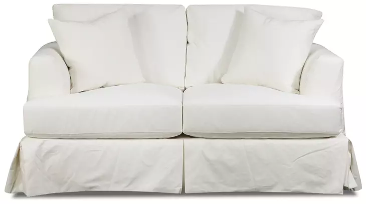 Sutton Snow White 67" Loveseat