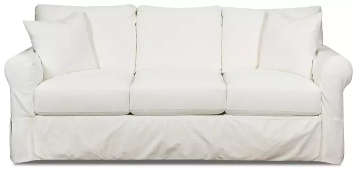 Sutton Snow White 91" Sofa