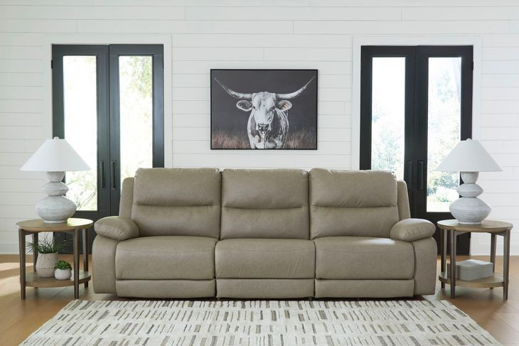 Bearmonte Pebble 3 Piece Modular Power Reclining Sectional with USB Charging