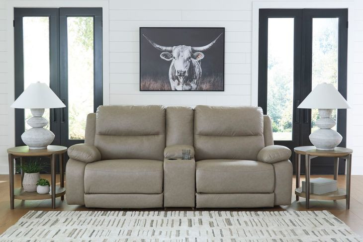 Bearmonte Pebble 3 Piece Modular Power Reclining Sectional with Console and USB Charging