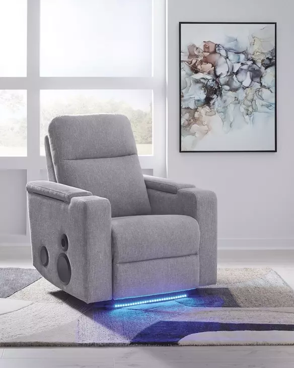 Landdin Glider Power Recliner with Audio System From Ashley