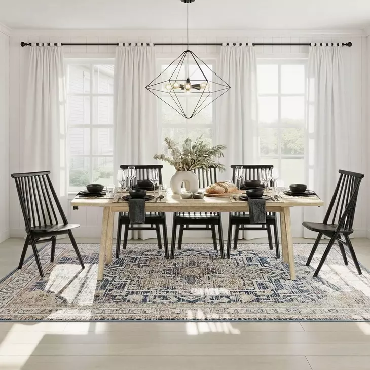 Arcadia Black Windsor Back Side Chair Set of 2