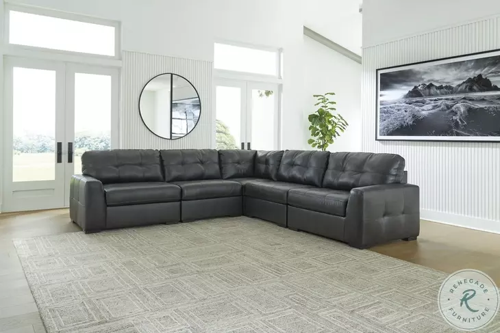 Brindley Pier Fog 5 Piece Sectional