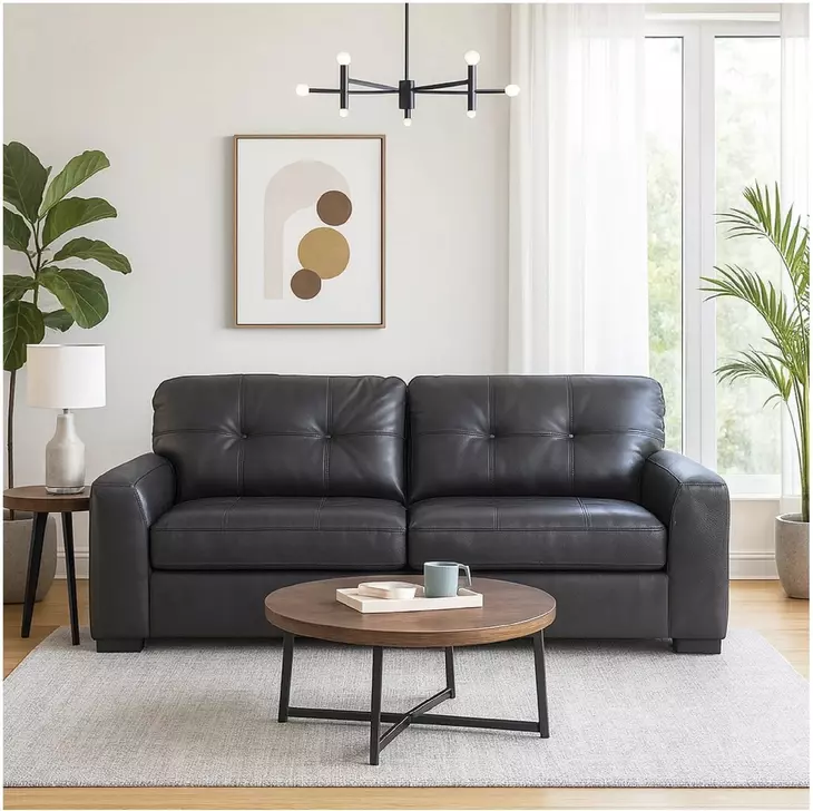 Brindley Pier Fog Modular 96" Loveseat