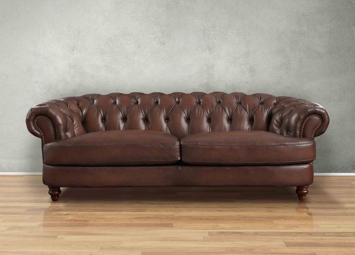 Newlyn Caramel Leather Living Room Set