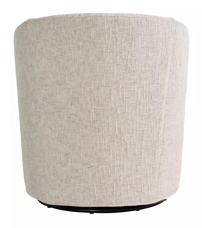 Harbor Beige Upholstered Swivel Accent Chair