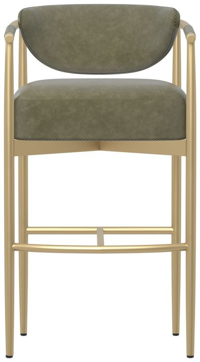 Heloise Ivanhoe Pine Upholstered Bar Stool