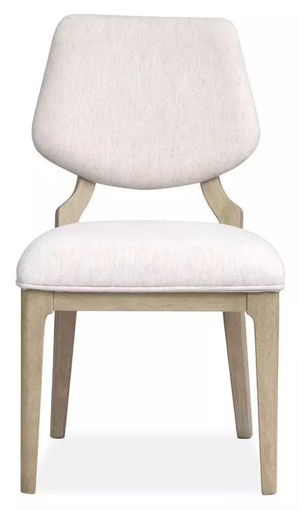Sunset Cove White Upholstered Side Chair Set of 2