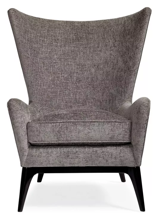 Whats New Pussycat Gray Upholstered Accent Chair