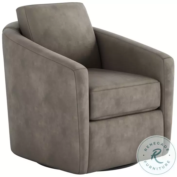 Daisey Fresca Cobblestone Swivel Glider