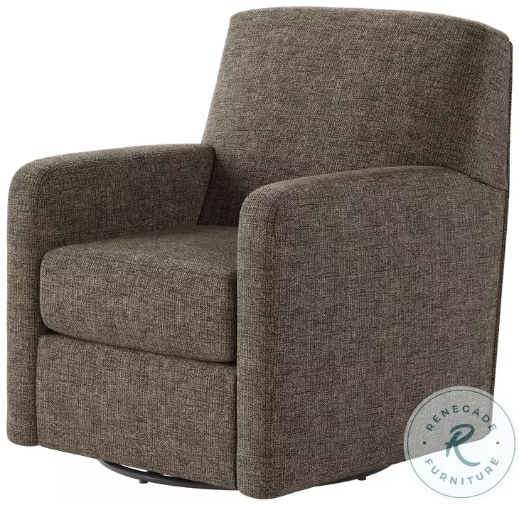 Flash Dance Brady Chocolate Swivel Glider