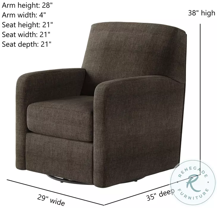 Flash Dance Brindle Swivel Glider Manual Recliner