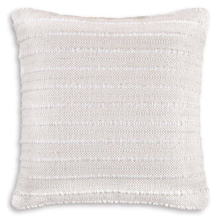 Theban White Accent Pillow