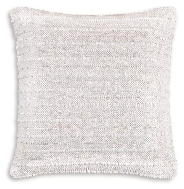 Theban White Accent Pillow