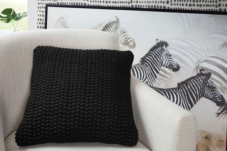 Renemore Black Accent Pillow