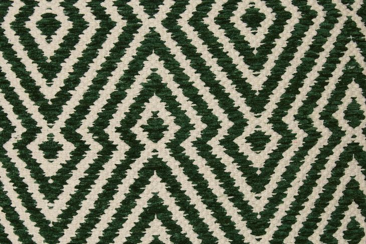 Digover White and Green Accent Pillow