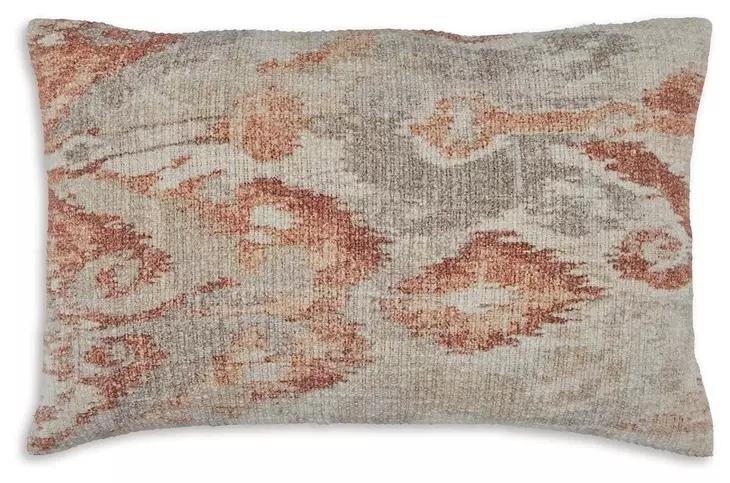 Aprover Gray and Red Accent Pillow