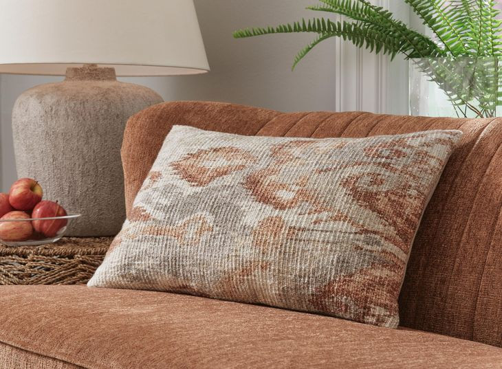 Aprover Gray and Red Accent Pillow