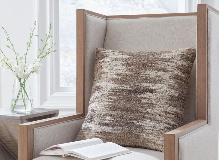 Nealton Brown and White Accent Pillow
