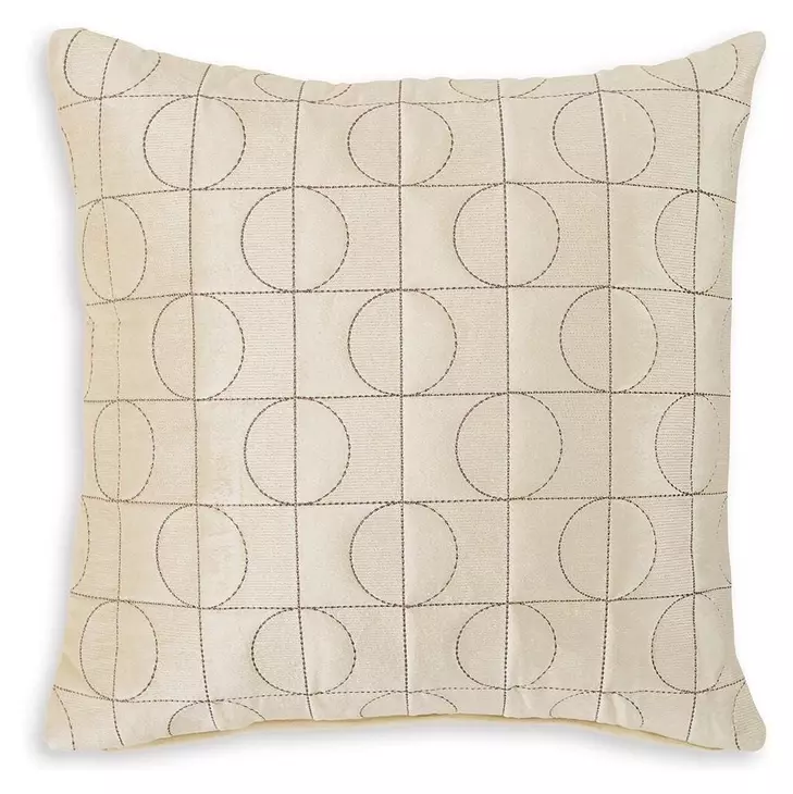 Kydner Beige Accent Pillow
